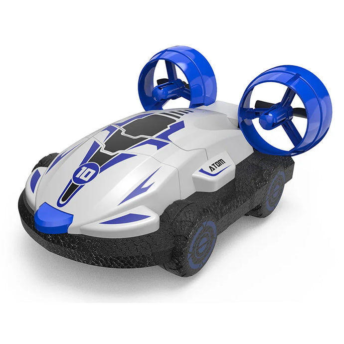 Voiture amphibie télécommandée bleu pour enfants